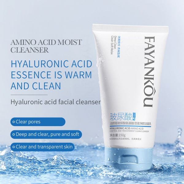 FAYANKOU Soft cleansing and moisturizing foam with hyaluronic acid 150g